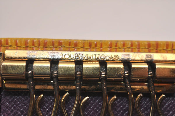 Authentic Louis Vuitton Epi Multicles 6 Key Case Yellow M63819 LV 1391I