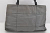 Authentic PRADA Vintage Nylon Leather Shoulder Hand Bag Gray Junk 1391K