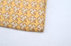 Authentic HERMES Vintage Tie Necktie Clover Pattern Silk 5005EA Yellow 1392I