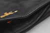 Authentic PRADA Vintage Leather 2Way Shoulder Tote Bag Black 1392J