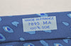 Authentic HERMES Vintage Tie Necktie Leopard Pattern Silk 7895MA Blue 1393I