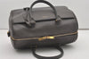 Authentic SAINT LAURENT Duffle 6 2Way Hand Bag Purse Leather 322049 Gray 1393J