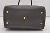 Authentic SAINT LAURENT Duffle 6 2Way Hand Bag Purse Leather 322049 Gray 1393J