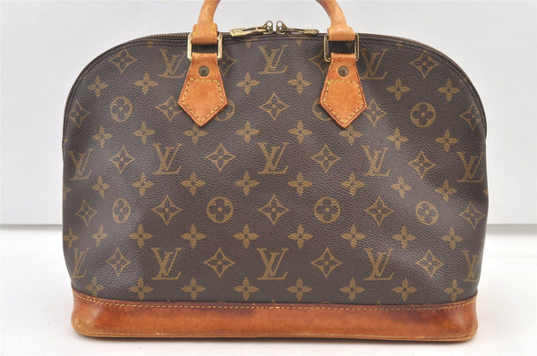 Authentic Louis Vuitton Monogram Alma Hand Bag Purse M51130 LV 1393K