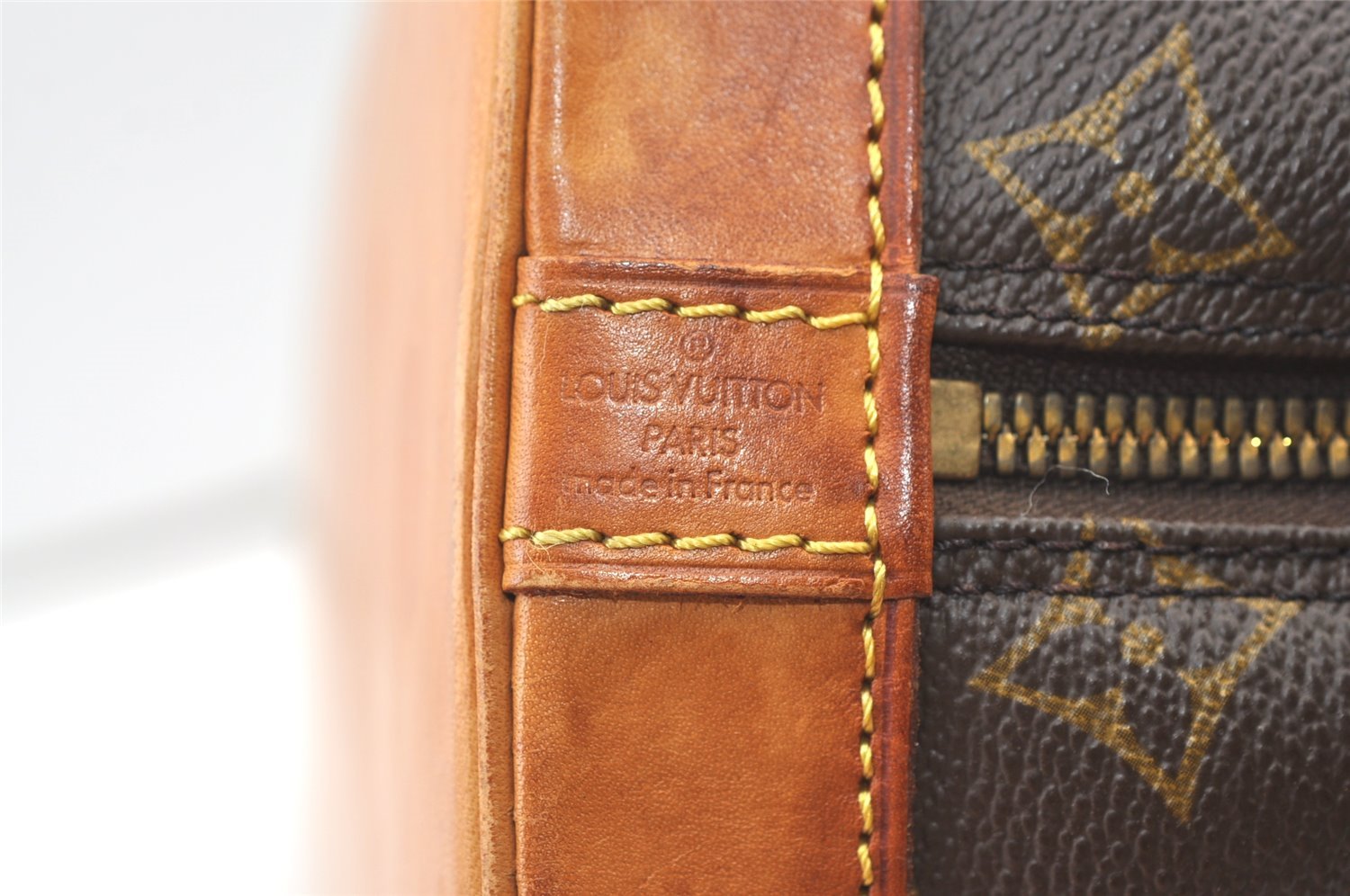 Authentic Louis Vuitton Monogram Alma Hand Bag Purse M51130 LV 1393K