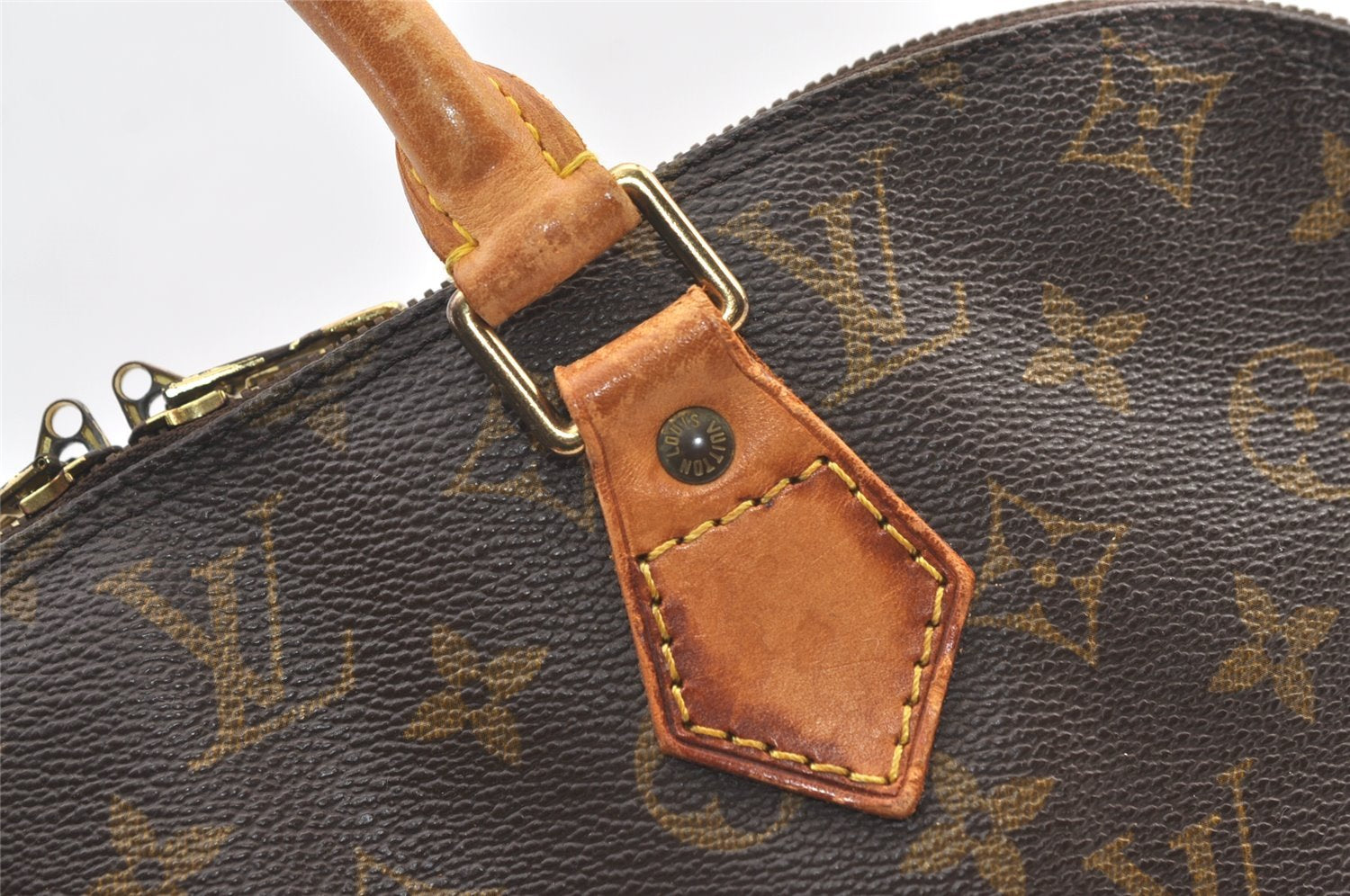 Authentic Louis Vuitton Monogram Alma Hand Bag Purse M51130 LV 1393K