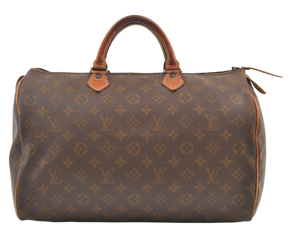 Authentic Louis Vuitton Monogram Speedy 35 Hand Boston Bag Old Model LV 1394K