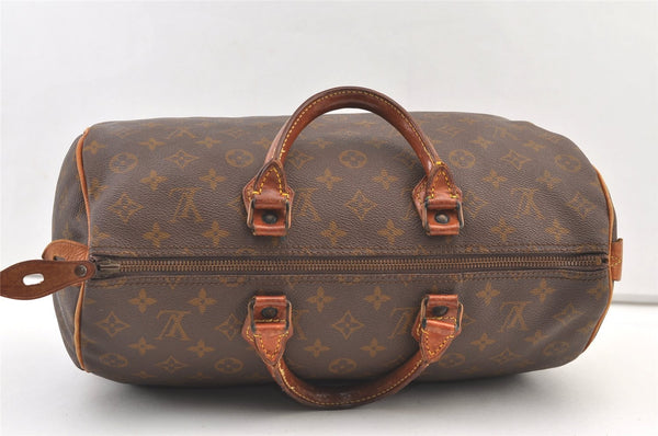 Authentic Louis Vuitton Monogram Speedy 35 Hand Boston Bag Old Model LV 1394K