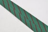 Authentic HERMES Vintage Tie Necktie Chain Pattern Silk 7129FA Green 1395I