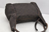 Authentic GUCCI Shoulder Hand Bag Purse GG Canvas Leather 101333 Brown 1400K