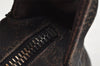 Authentic GUCCI Shoulder Hand Bag Purse GG Canvas Leather 101333 Brown 1400K
