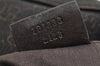 Authentic GUCCI Shoulder Hand Bag Purse GG Canvas Leather 101333 Brown 1400K