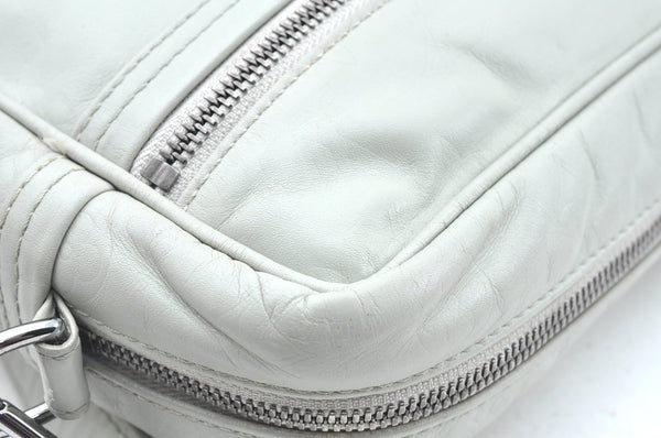 Authentic Louis Vuitton Monogram Defile Irvington Shoulder Bag M92356 Gray 1401H