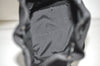 Authentic GUCCI Drawstring Hand Bag Purse Nylon Enamel Black 1401K