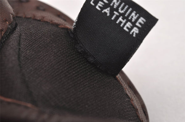 Authentic PRADA Vintage Leather Nappa Glove Size 7 Brown Box 1402I