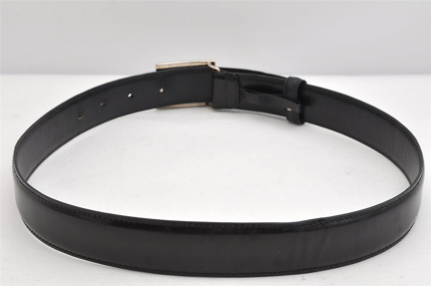 Authentic GUCCI Vintage Belt Leather Size 70cm 27.6