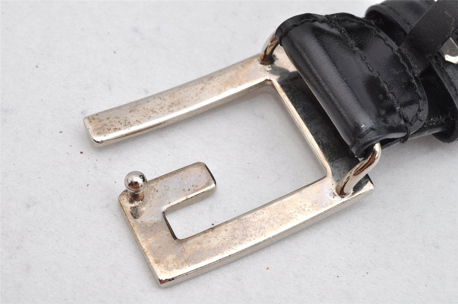 Authentic GUCCI Vintage Belt Leather Size 70cm 27.6