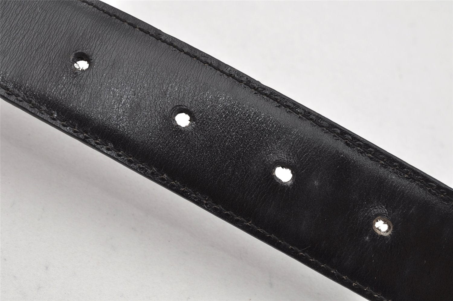 Authentic GUCCI Vintage Belt Leather Size 70cm 27.6