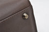 Authentic YVES SAINT LAURENT Vintage Shoulder Tote Bag Leather Brown 1403K