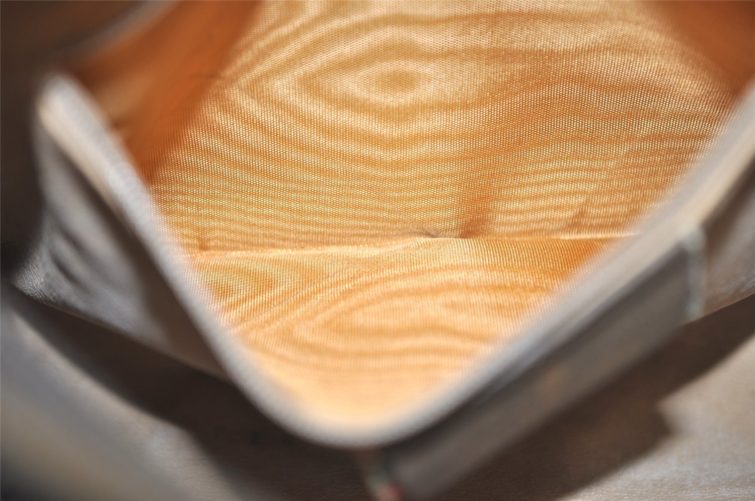 Authentic GUCCI Vintage Clutch Hand Bag Purse GG PVC Leather Brown 1404I