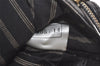 Authentic BALENCIAGA Vintage Clutch Hand Bag Purse Leather Black 1404K