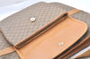Authentic GUCCI Vintage Micro GG PVC Leather Shoulder Bag Brown 1405I