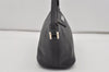 Authentic GUCCI Vintage Hand Bag Pouch Purse Leather 0391103 Black 1406I