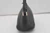 Authentic GUCCI Vintage Hand Bag Pouch Purse Leather 0391103 Black 1406I