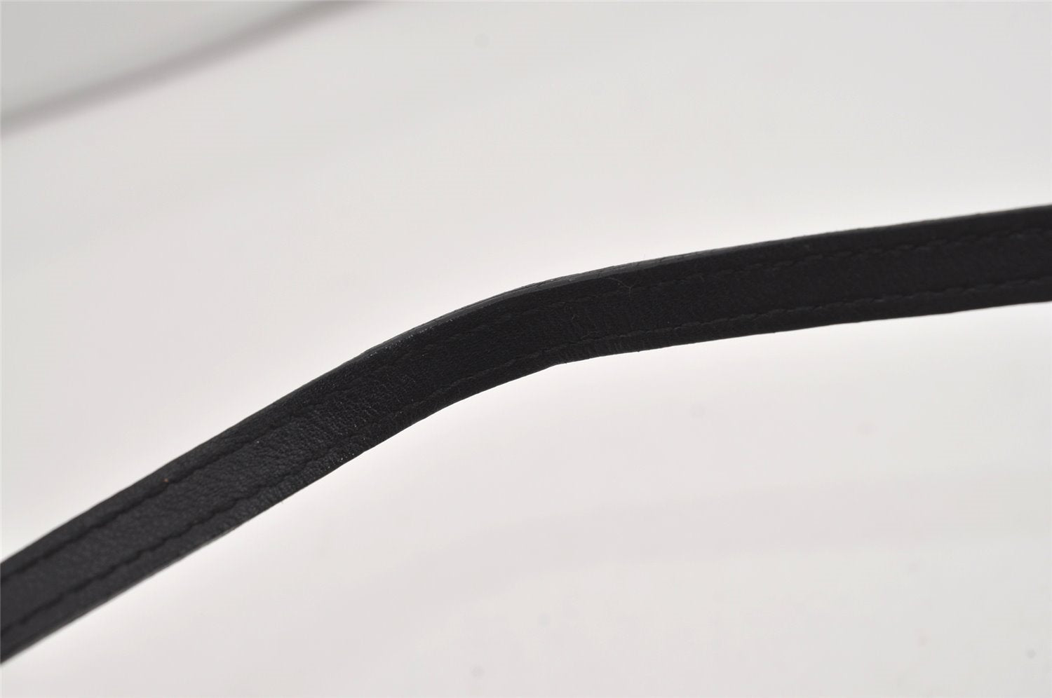 Authentic GUCCI Vintage Hand Bag Pouch Purse Leather 0391103 Black 1406I