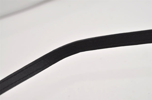 Authentic GUCCI Vintage Hand Bag Pouch Purse Leather 0391103 Black 1406I