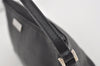 Authentic GUCCI Vintage Hand Bag Pouch Purse Leather 0391103 Black 1406I