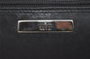 Authentic GUCCI Vintage Hand Bag Pouch Purse Leather 0391103 Black 1406I