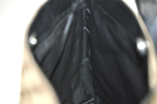 Authentic GUCCI Vintage Shoulder Hand Bag GG Canvas Leather 0013181 Brown 1410I