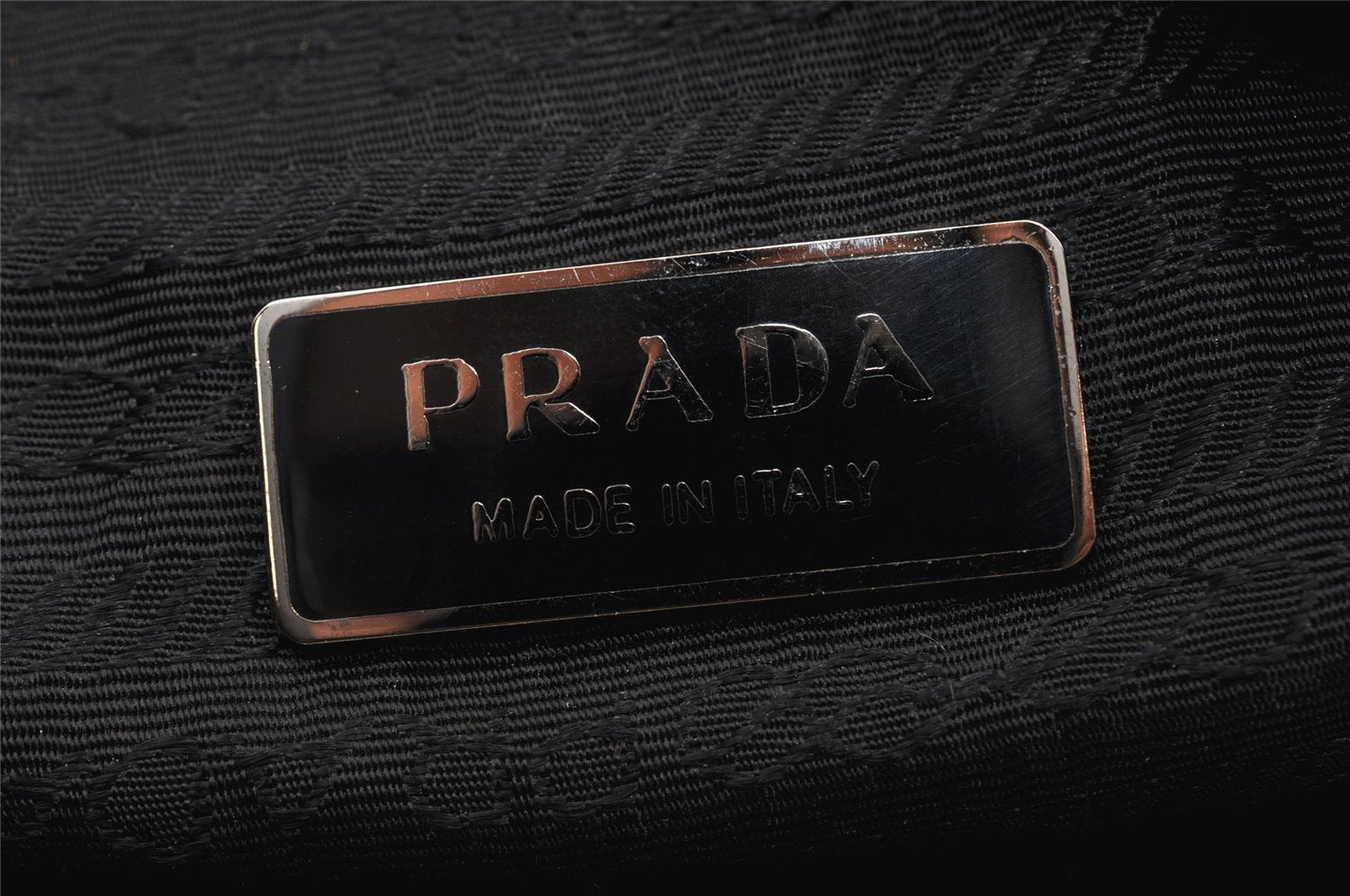 Authentic PRADA Nylon Leather Shoulder Cross Body Bag Khaki Green 1410K