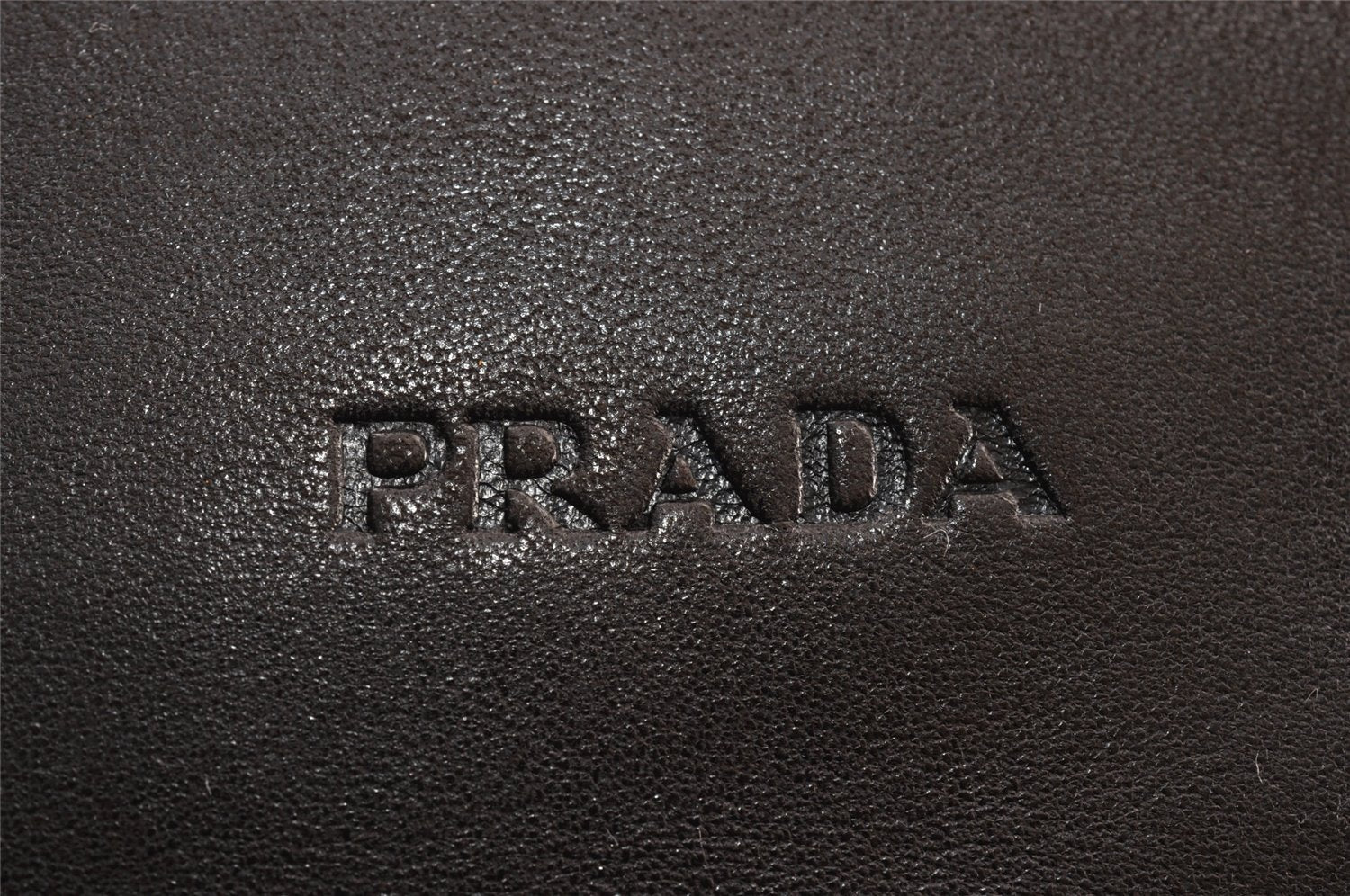 Authentic PRADA Vintage Leather Shoulder Tote Bag Brown Junk 1411K