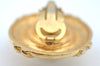 Authentic CHANEL Imitation Pearl Clip-On Earrings CC Logo Gold Plated Box 1414J