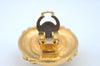 Authentic CHANEL Imitation Pearl Clip-On Earrings CC Logo Gold Plated Box 1414J