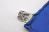 Authentic HERMES Carre 90 Scarf "HONI SOIT QUI MAL Y PENSE" Silk Blue 1415I