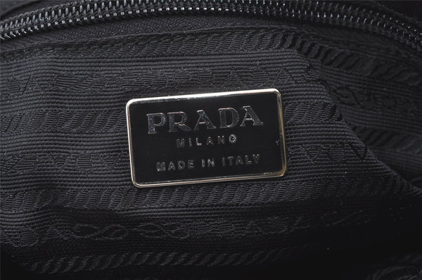 Authentic PRADA Vintage Nylon Leather Shoulder Bag Purse Black 1415K