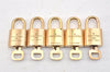 Authentic Louis Vuitton Padlock & Keys 10Set LV 1415L