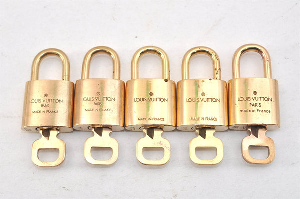 Authentic Louis Vuitton Padlock & Keys 10Set LV 1415L