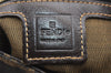 Authentic FENDI Zucca Mamma Baguette Shoulder Bag Canvas Leather Brown 1416I