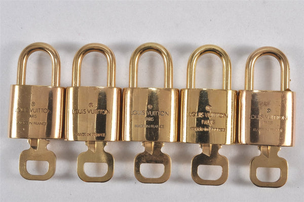 Authentic Louis Vuitton Padlock & Keys 10Set LV 1416L