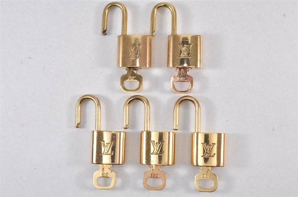 Authentic Louis Vuitton Padlock & Keys 10Set LV 1416L