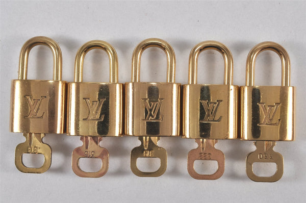 Authentic Louis Vuitton Padlock & Keys 10Set LV 1416L