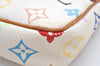 Louis Vuitton Monogram Multicolor Pochette Accessoires Pouch M92649 White 1417K