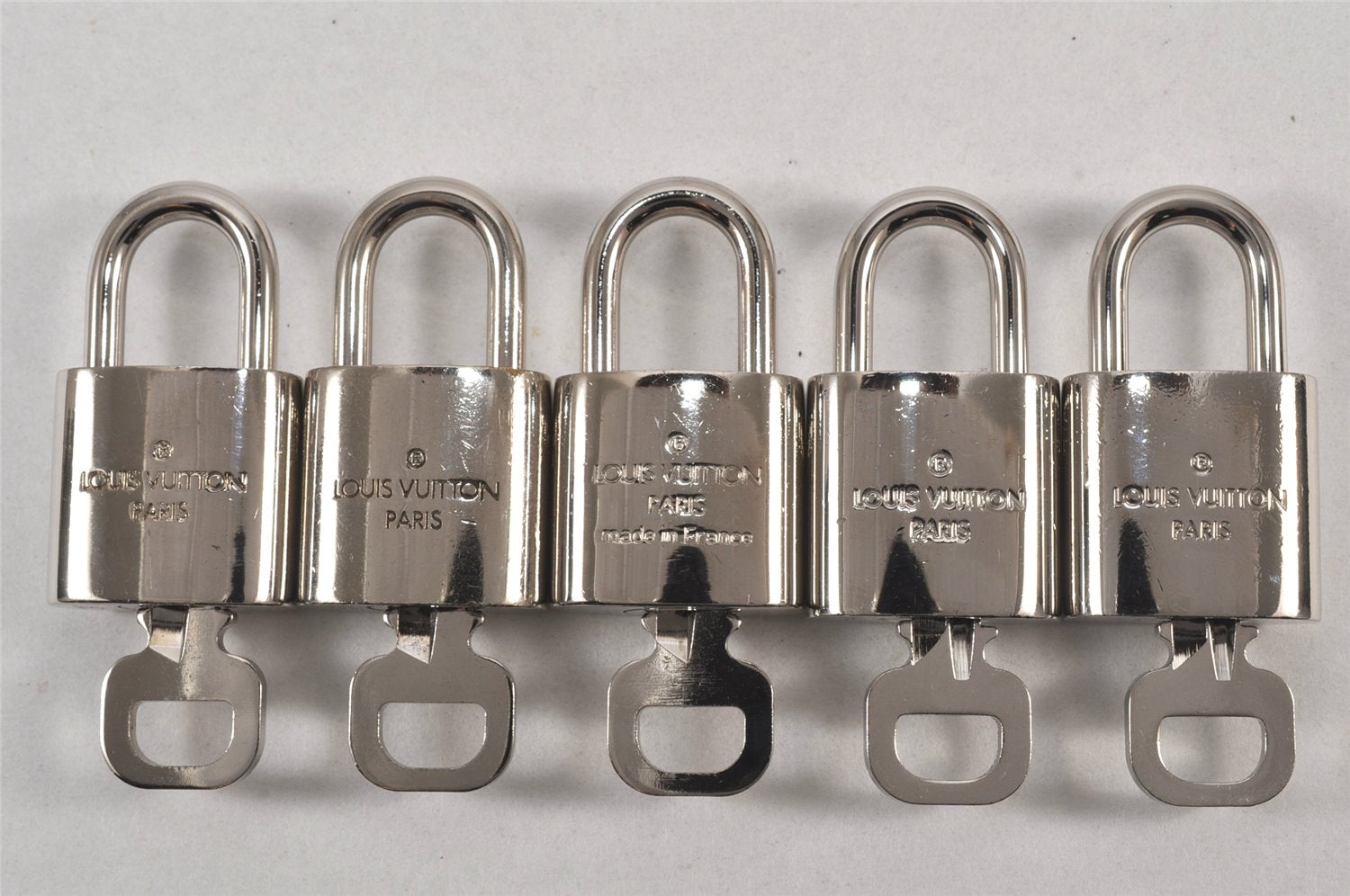 Authentic Louis Vuitton Padlock & Keys 10Set LV 1417L