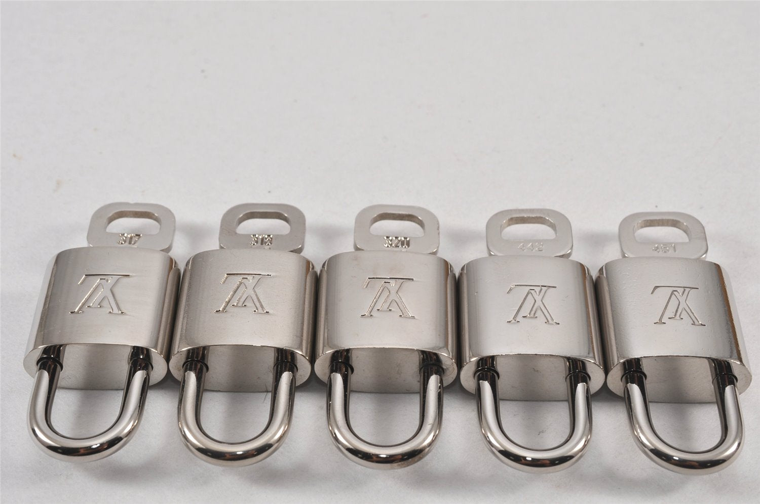 Authentic Louis Vuitton Padlock & Keys 10Set LV 1417L