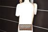 Authentic Louis Vuitton Monogram Pochette Twin GM Shoulder Bag M51852 LV 1418K
