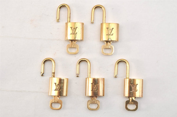 Authentic Louis Vuitton Padlock & Keys 10Set LV 1418L